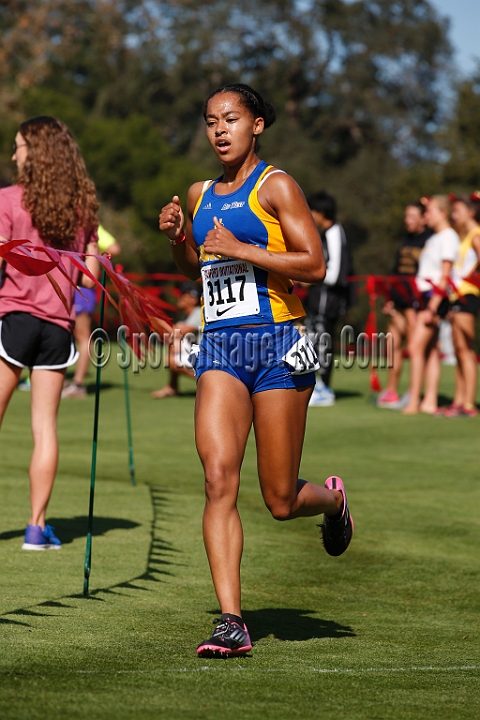 2014StanfordCollWomen-230.JPG - College race at the 2014 Stanford Cross Country Invitational, September 27, Stanford Golf Course, Stanford, California.